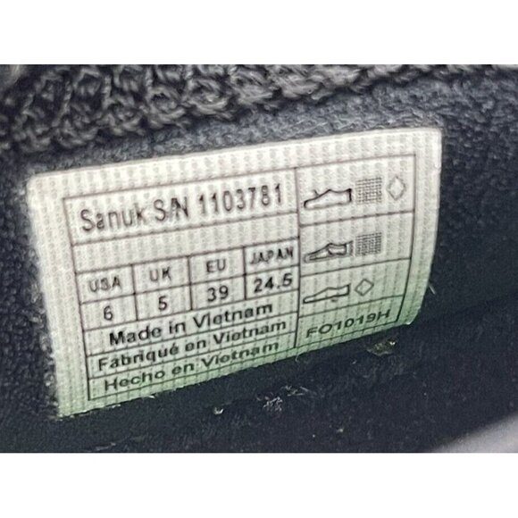 Sanuk Chiba Journey LX Yulex Pure Logo Camo Green Slip On Stretch Ankle Boots 6 - Picture 9 of 9